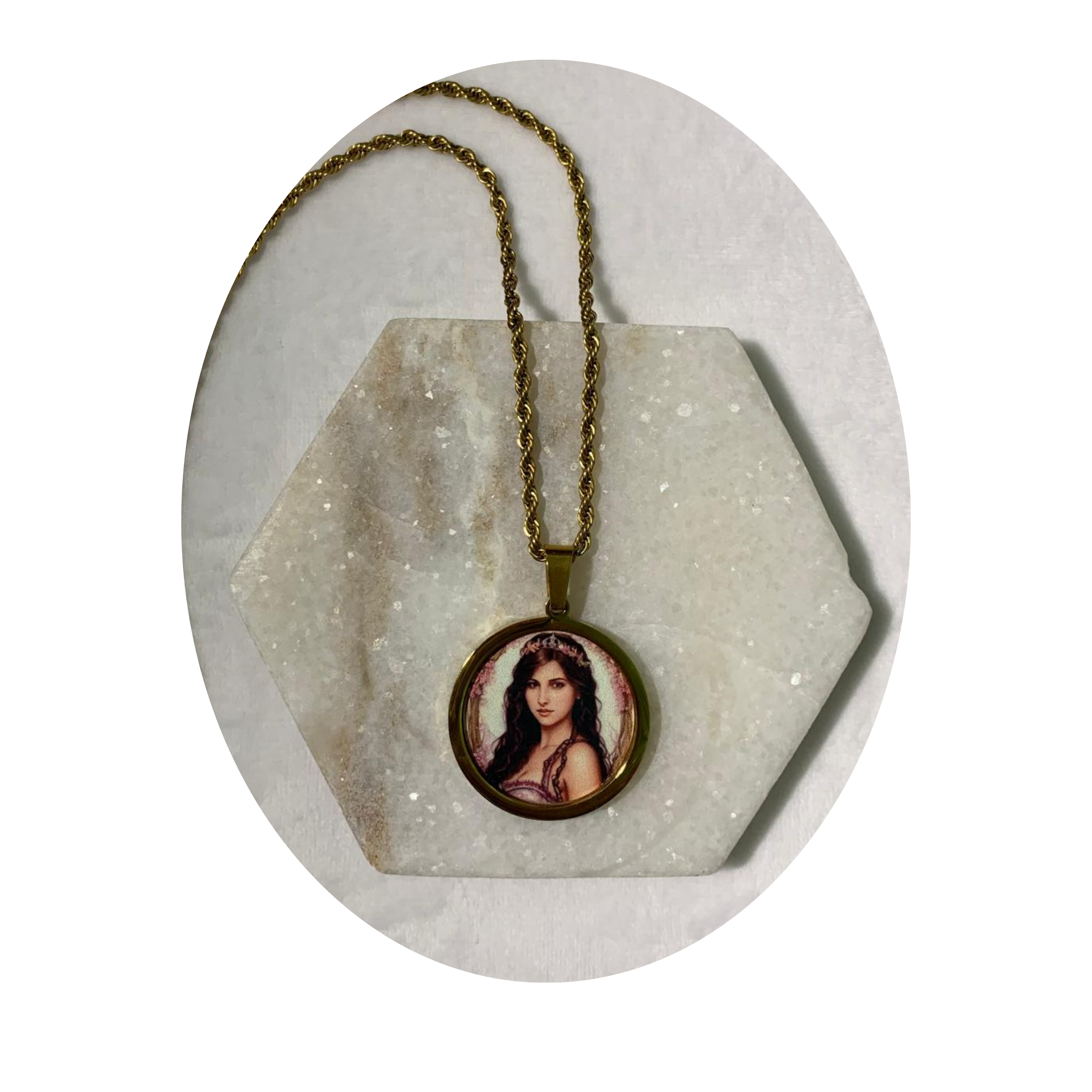 “Root” Gold Charm