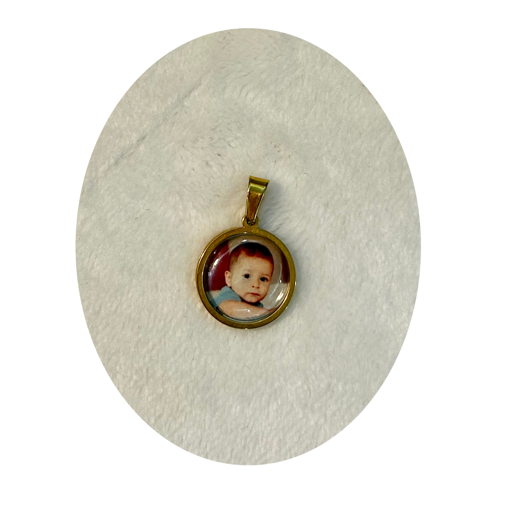 "Drop" Gold Charm