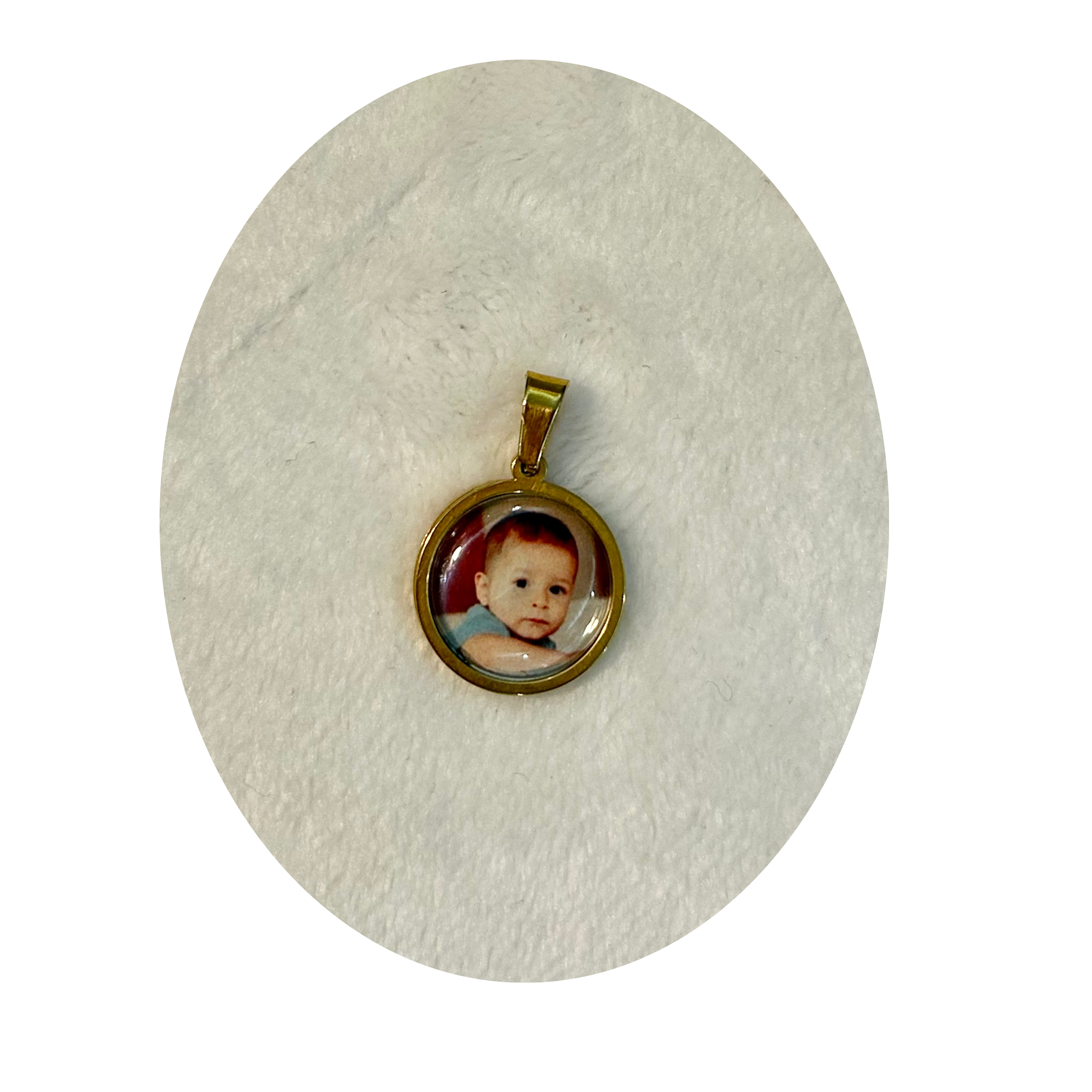"Drop" Gold Charm