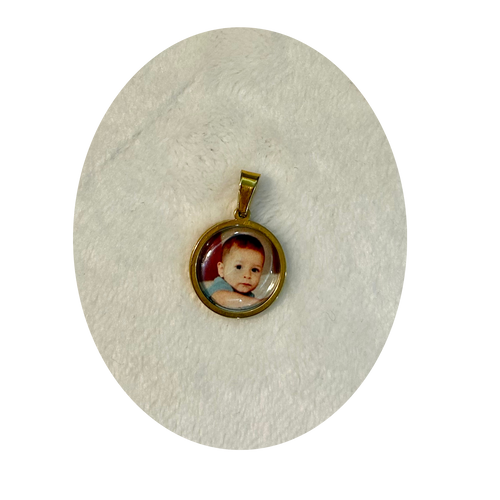 "Drop" Gold Charm