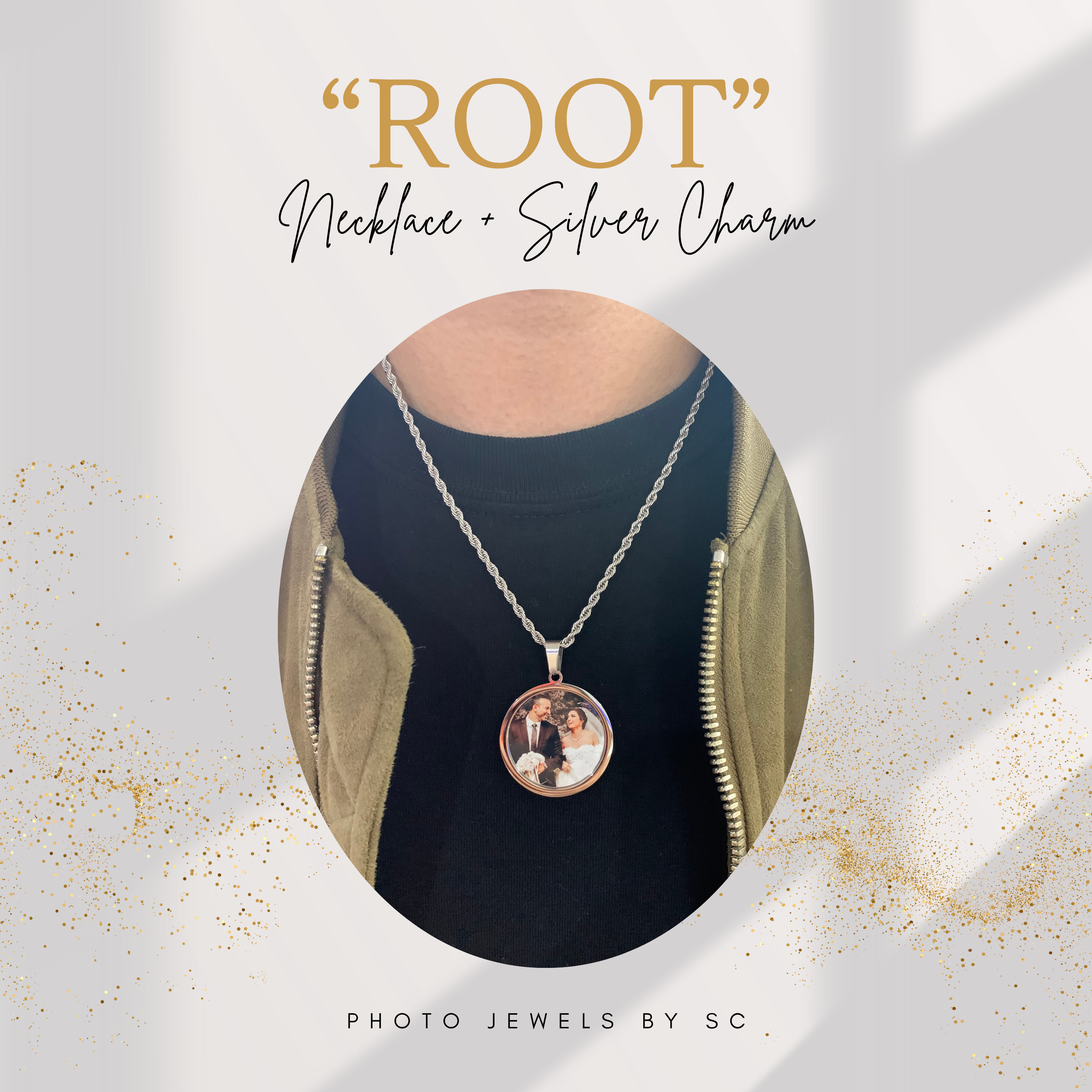 “Root” Gold Charm