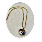 "Together" Gold Charm