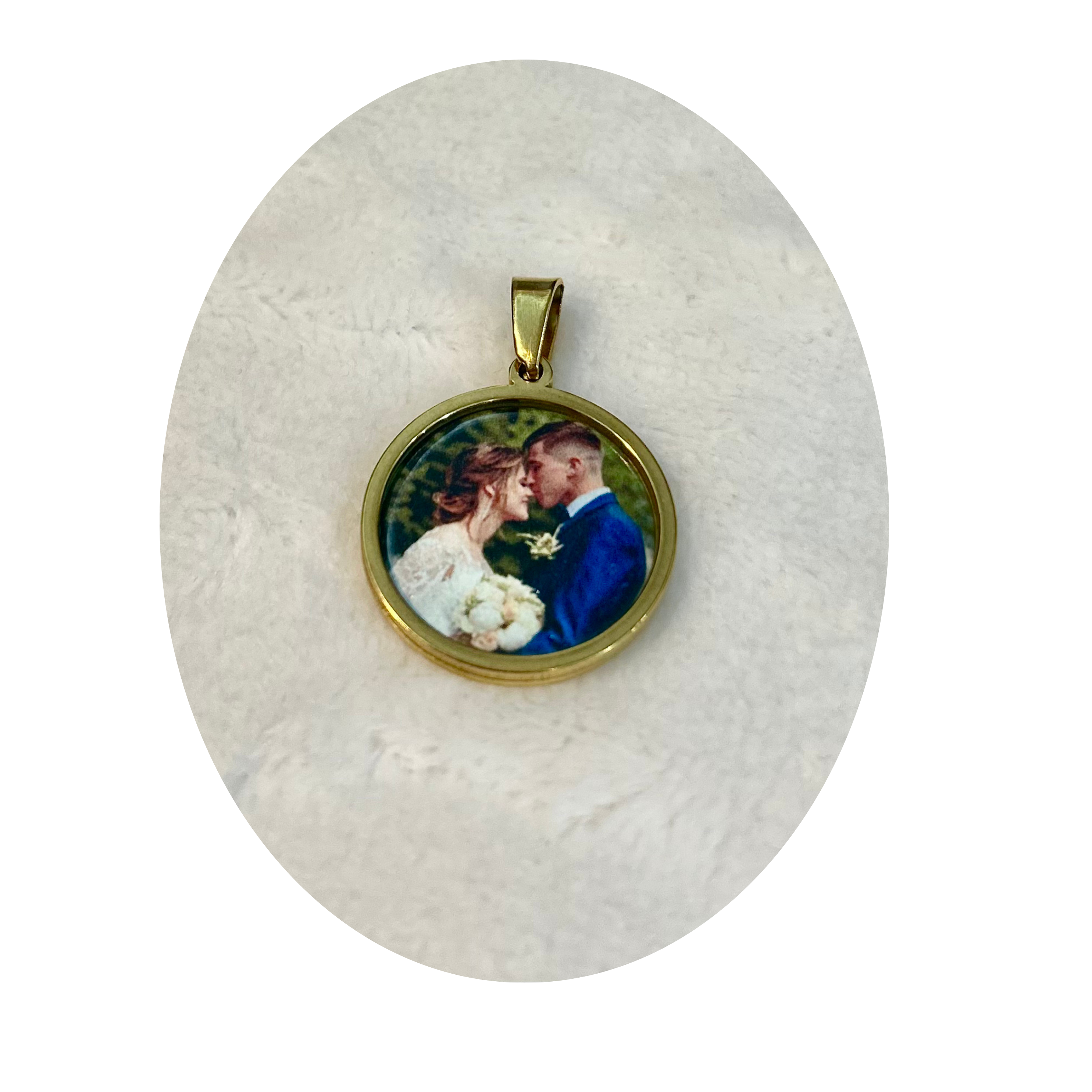 "Together" Gold Charm