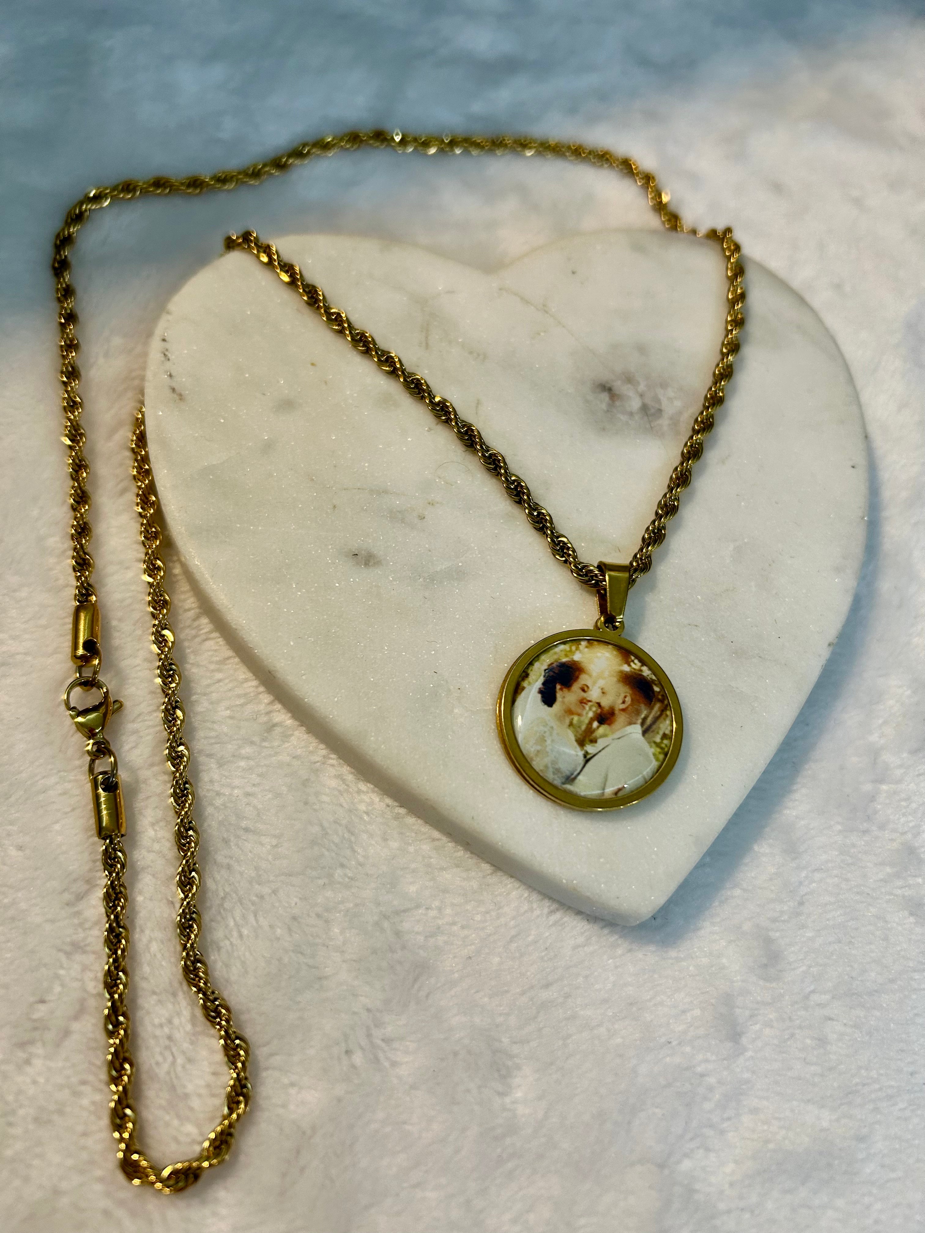 Matching Photo Necklace