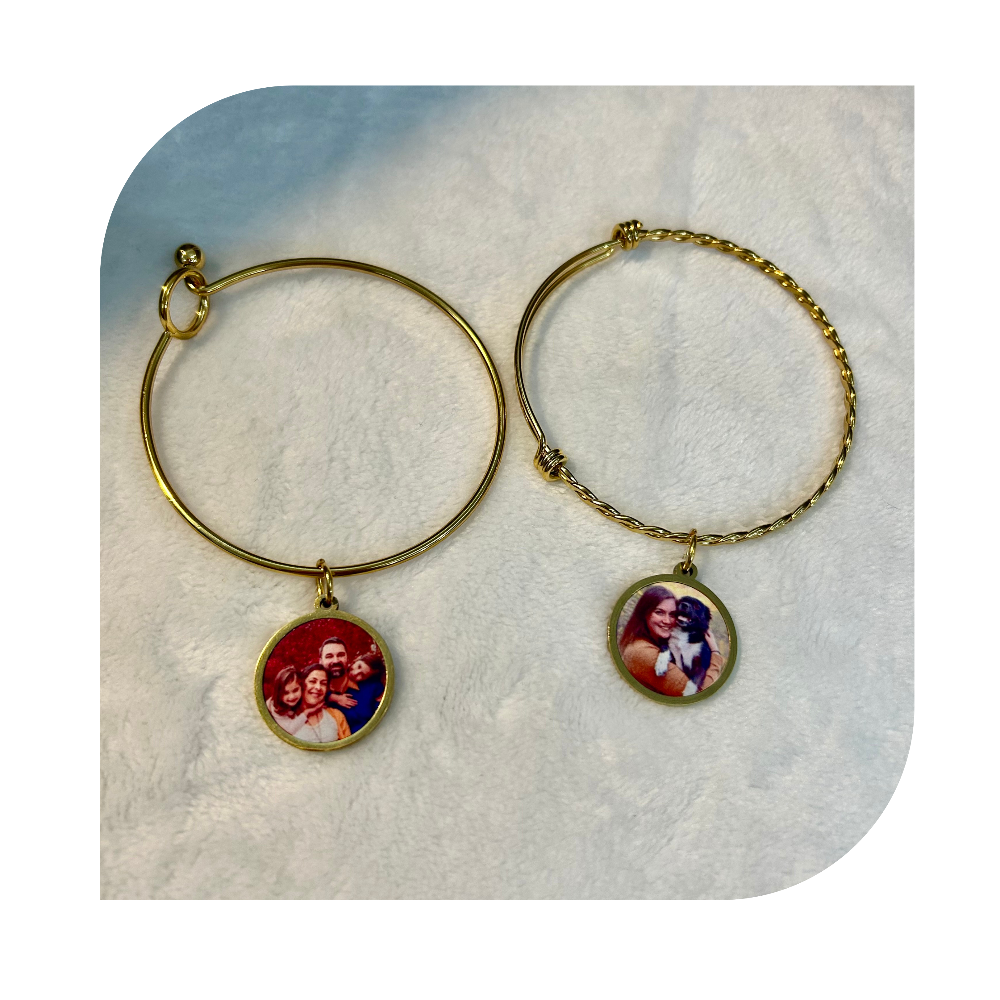 Bracelets + Photo Charm