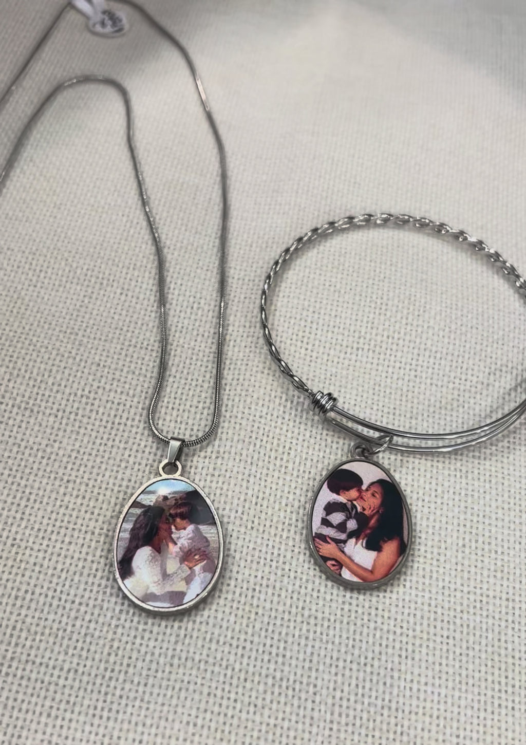 Oval charm