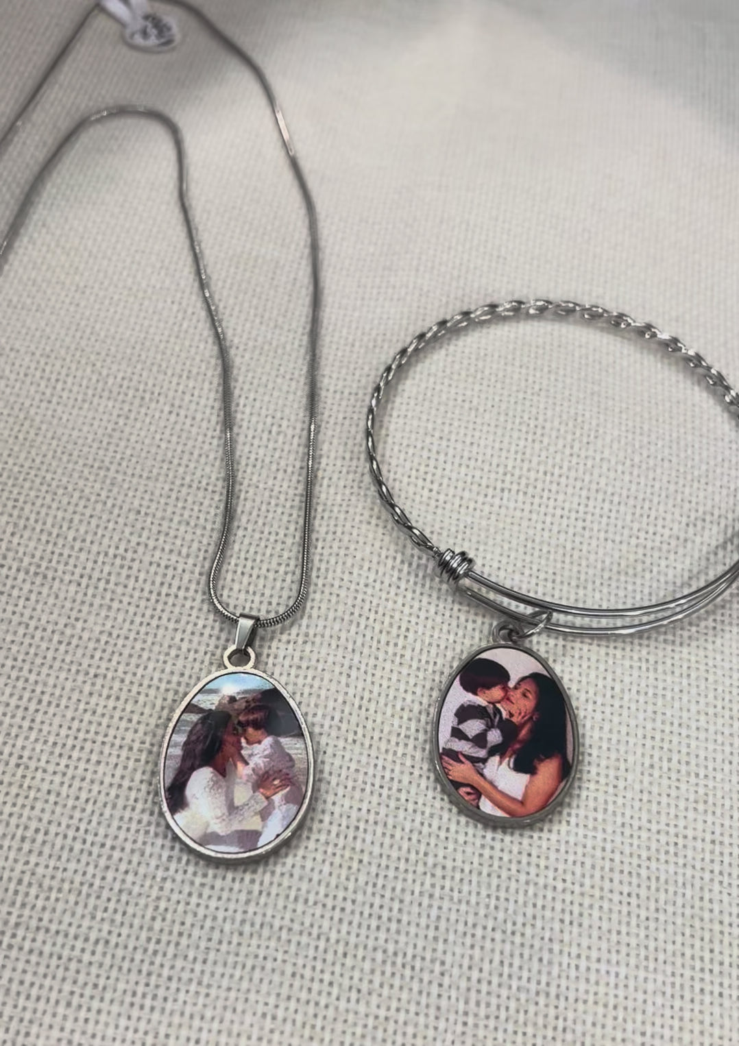 Oval charm